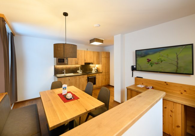 Appartement mit voll ausgestatteter Küche