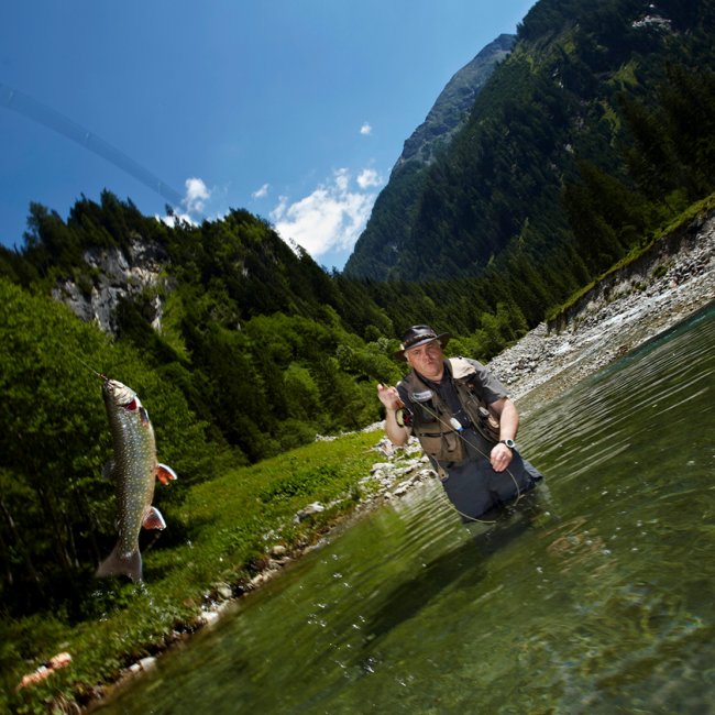 Fischen in der Großarler Ache © TVB Großarltal