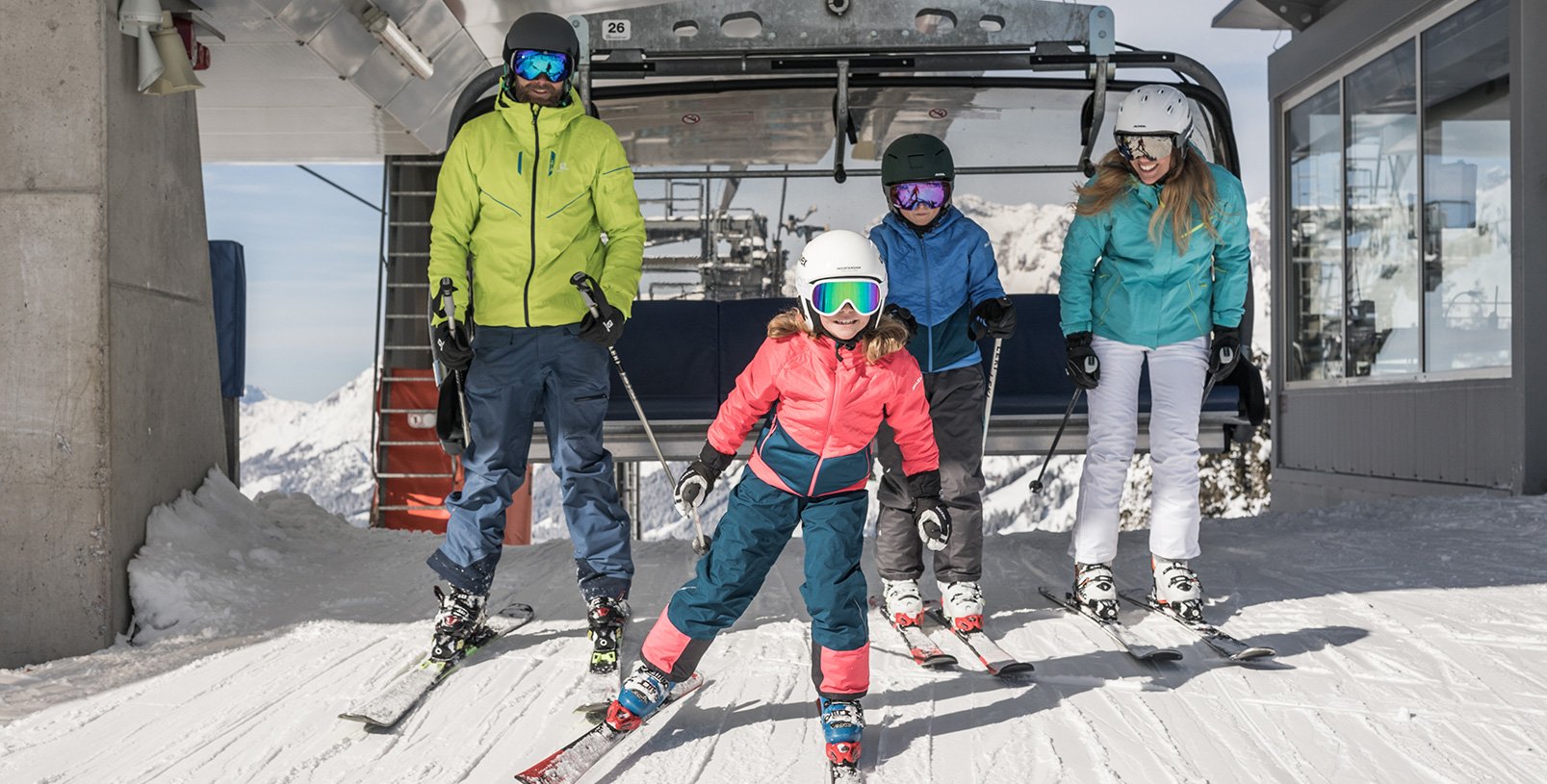 Skifahren mit der ganzen Familie © Salzburger Land Tourismus